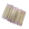 Bastoncillos de Algodón con Punta Ultra Fina para Delineador de Ojos, Depilación de Cejas y Tatuajes, Palitos de Madera Doble Punta Extremadamente Finos para Uso Doméstico