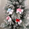 Decorações de Natal Pingente de Urso Cartoon de Espuma Decoração de Árvore de Natal Pequenos Enfeites Presentes de Natal Enfeites de Natal