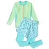 Traje de baño para niños Niños 2025 Nuevo Pantalones de manga larga para niños Traje de protección solar dividido cálido para niños grandes traje para aguas termales
