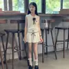 Conjunto de Dos Piezas para Niñas Verano 2026 Estilo Coreano Estilo Academia Dulce Lindo Chaleco sin Mangas con Lazo Moda Falda Plisada