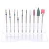 Cabezal de lijado para uñas estilo japonés estilo ruso cabeza verde pequeña tratamiento frontal borde trasero grabado lijado herramienta de eliminación de uñas salón de uñas
