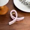 Pinza para el Cabello Grande con Patrón de Mármol de Gama Alta, Material de PC, Pasador Anticaída, Peinado Recogido en la Parte Trasera de la Cabeza, Moderno Accesorio para el Cabello de Pinza Tiburón