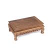 Base de madera para ala de pollo adornos de madera base para manualidades jarrón de jade tetera rectangular base pata de tigre venta al por mayor