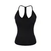 Atacado de Roupas Femininas Transfronteiriças Estilo Europeu e Americano 2026 Primavera Nova Versátil Alça no Pescoço Ombro a Ombro Acolchoada Decote em V Profundo Camisola