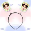 Wang Anyu Diadema de Resorte 3D Diadema Pasador Merchandising de Concierto Soporte para Fans Tiktok