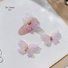 Joyas para manicura de mariposa de organza de moda color estilo hada degradado exquisito cuadros armadura de ropa decoraciones al por mayor