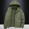 Chaquetas Casuales de Otoño e Invierno para Hombre, Chaquetas Cortavientos para Exteriores para Hombre, Chaquetas de Terciopelo, Chaquetas de Algodón Engrosadas Nuevas para Hombre
