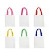 Comercio Exterior Transfronterizo Amazon Bolsa de Lona Colorida Portátil Varios Colores Moderna Simple Moda Poliéster Algodón Lona Bolsa Fábrica