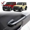 Adecuado para Suzuki 19-25 Jimny Manija Interior de Puerta Modificada Tira Brillante Protectora Decorativa Parche