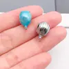 Accesorios de cuentas de agujero grande serie marina mixtos tortuga estrella de mar tiburón cangrejo DIY joyería hecha a mano con cuentas al por mayor
