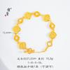 Tienda Jin Yan Jin con pulsera de loto auspicioso de perla de arena dorada hebilla OT loto nueva pulsera china exquisito lujo ligero