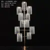 Accesorios para Bodas Arte en Hierro Galvanizado Luminosos Guía de Camino Velas de Bola Redonda Adornos Decoración de Salón de Bodas Diseño del Lugar