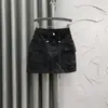Falda de Mezclilla de Cintura Alta Ajustada Talla Plus para Mujer, Moda Verano 2025 Falda Corta Adelgazante Retro para Chicas Modernas