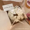 Scrunchie de rede de renda de bolinhas novo estilo coreano com um toque vintage e sofisticado, adequado para rabos de cavalo, um acessório de cabelo para meninas