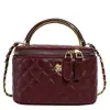 Bolso de Mano Nuevo de Comercio Exterior con Sencillo Patrón de Rombos, Bolso de Hombro con Cadena, Bolso Cruzado de Moda Versátil de Nicho para Mujer
