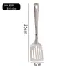 Cocina Cocinar Utensilios de Cocina Set Cuchara para Servir de Acero Inoxidable Pala para Servir con Fugas Pala para Fugas de Camping al Aire Libre Cuchara para Sopa Shell de Sopa Cuchara Macho para Fugas