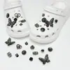 Zapatos con Agujeros DIY Charms para Zapatos Estrella Rosa Lazo Nueva Hebilla de Zapato Estrella de Pedrería Accesorios Decoraciones de Moda