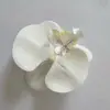 Cabeça de Flor Phalaenopsis para Simulação Filme de Impressão 3D Presente de Acompanhamento para Casamento Caixa de Doces Peça Única para Cabelo Grampo de Cabelo Flor Flor Falsa