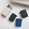 Bolsa para monedas de silicona con diseño de ondas y cierre magnético, compatible con MagSafe, adecuada para dispositivos Apple, Huawei, Samsung y Xiaomi, para guardar tarjetas de forma conveniente
