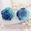 Nuevos accesorios de resina de luciérnaga y rosa con lámina de oro para hacer funda de teléfono DIY, hebilla de zapato, decoración de bolsa de materiales para ramo