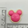 Nuevos Dibujos Animados Mickey Resina Accesorios Horquilla Accesorios para el Cabello Zapatos con Agujeros Hebilla para Zapatos Carcasa para Teléfono Móvil Parche Accesorios