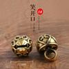 Botões de cheongsam étnicos no atacado botões decorativos vintage pulseira contas ocas liga metálica de bronze contas soltas