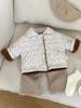 Ropa para niños de Corea del Sur, chaqueta acolchada de algodón de invierno para niñas pequeñas, 2024, nueva chaqueta acolchada de algodón cálida de estilo occidental para niñas, abrigo para niños