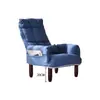 Sofá Perezoso Dormitorio Sofá de Computadora Silla de Dormitorio Silla de Hogar Ocio Balcón Plegable Individual Sedentario Respaldo Reclinable