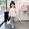 Conjunto Lindo de Primavera para Niñas 2026 Nuevo Sudadera Infantil Ropa de Primavera Elegante Conjunto de Dos Piezas Ropa Estilo Primavera y Otoño para Bebé