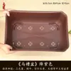 Maceta Rectangular Pequeña de Resina para Uso Doméstico, Cerámica de Imitación Arena Púrpura, Adecuada para Plantas Verdes, Bonsái de Árbol de Banyan, Venta al por Mayor