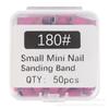 Popular Anel de Lixa Mini 3MM Anel de Lixa Pequeno Rolamento de Anel de Lixa Remoção de Unha de Manicure Anel de Lixa Anel de Lixa Mini Branco para Nail Art
