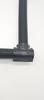 Junta de fuelle junta de nailon PA junta de plástico junta en T impermeable nailon negro material PP conector de manguera