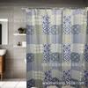 Cortina de ducha de baño PEVA nueva transfronteriza personalizable impermeable a prueba de moho fabricantes de cortinas divisorias de baño al por mayor