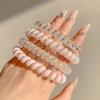Elásticos de cabelo tipo fio de telefone de alta qualidade, elásticos de cabelo frescos para o verão, elásticos de cabelo fofos, elásticos duráveis de alto valor para acessórios de cabelo feminino