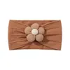 Diademas para Bebé de Venta Caliente en Comercio Exterior Europeo y Americano, Lindas y Suaves Diademas Florales de Nylon para Bebés Niñas, Diademas Suaves para Cabello de Bebé 4117