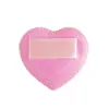 Esponja Mini Marshmallow de Cuero Brillante en Forma de Corazón, Esponja Marshmallow Engrosada Elástica Q que No Absorbe Polvo para Aplicar Maquillaje en Polvo