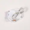 Caixa de Bateria Redonda Fio de Cobre Lâmpada Base Redonda de Madeira Flor Eterna Luz Noturna Tampa de Vidro Fio de Cobre Decorativo Fio de LED
