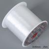 Linha de Pesca Não Elástica Transparente DIY Cordão de Miçangas Tecido à Mão Pingente Linha de Anzol Enrolada Linha de Cristal de Nylon para Peixe