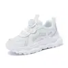 Zapatillas Casuales Ligeras de Malla Nuevas para Niños Grandes Zapatos Casuales de Campus con Hebilla Giratoria para Niñas