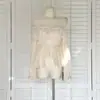 Top de puro deseo estilo francés sin hombros con aberturas laterales, puños de lazo y diseño ceñido a la cintura en color albaricoque de Yehong Clothing