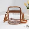 Bolsa Cosmética Impermeable de PVC al por Mayor del Fabricante, Se Puede Guardar, Exclusiva Transfronteriza, Transparente, Moderna, Bolso Pequeño Versátil Cruzado