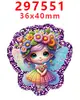 Accesorios Acrílicos de Dibujos Animados con Purpurina Transfronterizos Accesorios para Joyería DIY de Resina Parche Pasador Pasador Gt-Z-296851