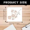 Plantilla de Pintura Hueca Floral de Amazon para Niños, Plantilla DIY para Pared, Lienzo de Decoración, Plantilla de Dibujo