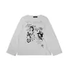 Camiseta de Manga Larga con Estampado de Letras Estilo Perezoso Americano para Hombres y Mujeres, Primavera 2026, Diseño Holgado Versátil, Top de Moda
