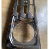 Adecuado para Toyota Land Cruiser FJ70-75-80 camioneta red molde de cromado de color brillante, sin logo