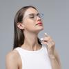 Gafas Ultra Ligeras Color Rosa Rubor 6537 para Mujeres con Rostros Grandes, Adecuadas para Usar Sin Maquillaje, Se Pueden Adaptar con Lentes Graduados para Miopía Alta