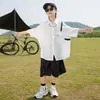 Conjunto de Verano para Niños Nuevo Conjunto de Manga Corta para Niños Mayores, Ropa de Verano, Pantalones Cortos para Niños, Camisa de Verano Elegante, Moderno