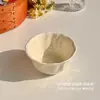 Plato Plato para Comedor en Casa Platos Gama Alta Estilo Ins Crema Vajilla de Cerámica Plato Plato para Desayuno Plato para Fruta Postre