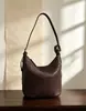 Couro bovino de primeira camada, bolsa de balde trançada à mão, estilo vintage, adequada para o dia a dia, pode ser carregada como bolsa de ombro ou bolsa transversal, atacado de bolsas femininas de couro genuíno de Guangzhou