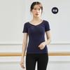 Oferta de liquidação ~ Roupas de prática de dança Roupas femininas de dança folclórica moderna Decote em V Manga curta